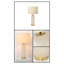 Caria 24.8" White/Gold Table Lamp