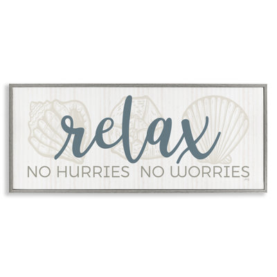 No Hurries or Worries Framed Giclee Art by Marla Rae
