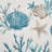 King Bedding - 7 Piece Cotton Starfish & Corals Comforter For Embroidery Machine Washable-116011304