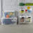 Sterilite Clear Plastic Stackable Storage Bin with White Latch Lid