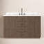 Malden Single Wide Vanity-Satin Espresso Oak