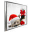 «Christmas Holiday Yorkie (Square)» par By Jodi - impression-897465639-897465632