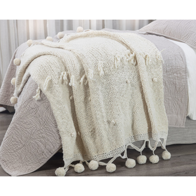 Anya Knitted Throw Blanket