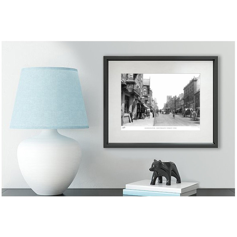 Gloucester, Southgate Street 1900 by Francis Frith - Single Picture Frame Print, 60cm H x 80cm W x 2.3cm D