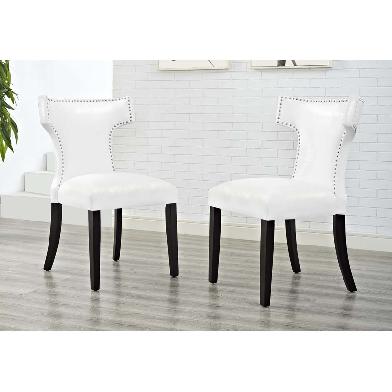 Chaise courbée en carbone Carbon Loft, Blanc