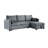 84.65" L Shaped Chaise Lounge Sectional Sofa With Reversible Chaise-769707186