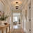 3-Light Rope-wrapped Flush Mount Light