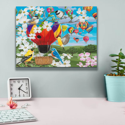 «Fancy Fliers» par William Vanderdasson, art mural sur toile