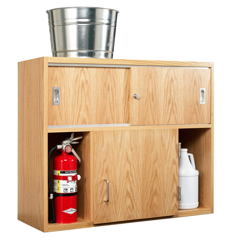 Armoire de salle de classe 4 compartiments avec portes first aid