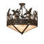 Ducks in Flight 3 - Light Semi Flush Mount