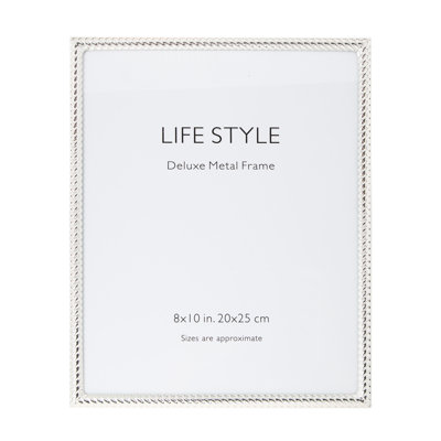 Silver Metal Silver Plated Picture Frame - Set of 6