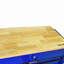 Chariot à outils multifonctionnel à 3 tiroirs avec roulettes et plateau en bois-846686909