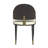 LeisureMod 5-Piece Dining Set, Modern 36-Inch Round Kitchen Table and 4 Upholstered Dining Chairs, PU Leather Mid Century Dinette Set with Metal Pedestal Base for Small Spaces, Apartment, and Café-693532496