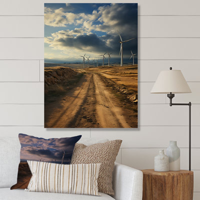 Éoliennes, minimalisme, paysage IV