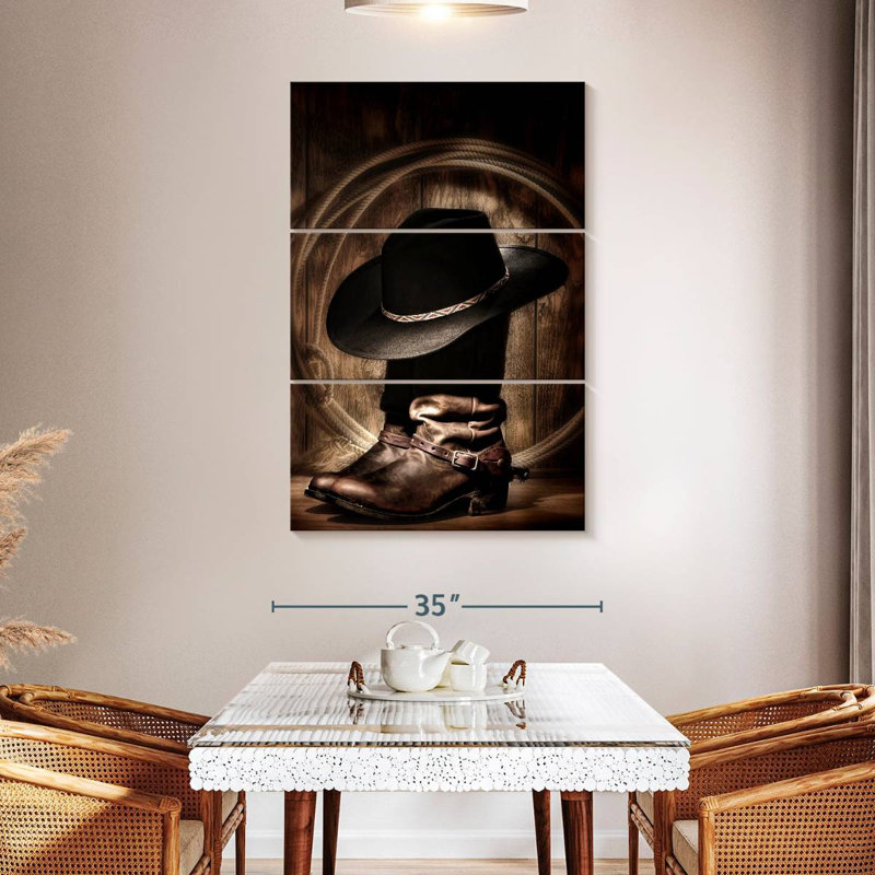 Lelar Western Rodeo Ready, 50" H x 32" W