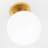 Luna Glass Semi Flush Mount-658249348