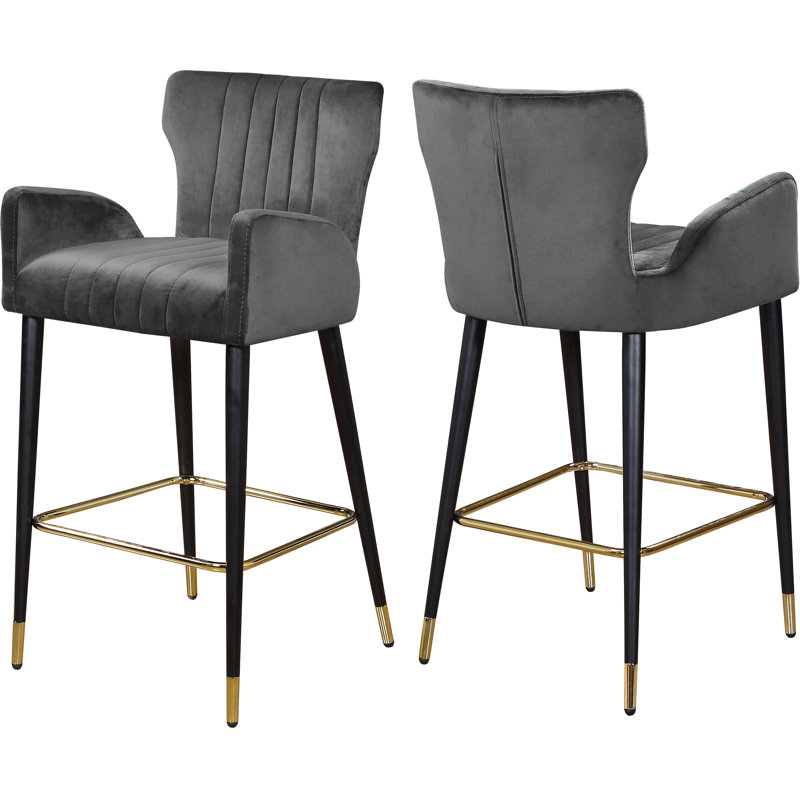 Tabouret de bar 28 po Briannan, Gris