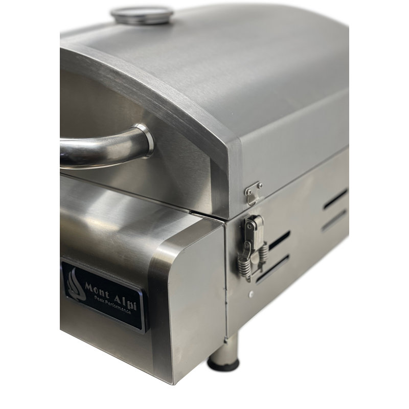 Mont Alpi Single Burner Portable Liquid Propane 12000 BTU Gas Grill