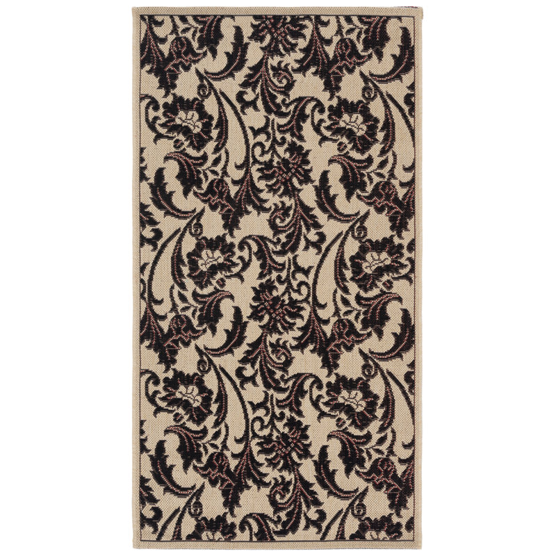 Tapis d'intérieur / extérieur à fleurs Herefordshire Performance, Rectangle 2 pi 7 po x 5 pi