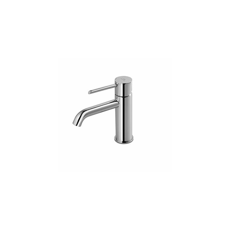 Round Single Control Lavatory Faucet, Polished Chrome