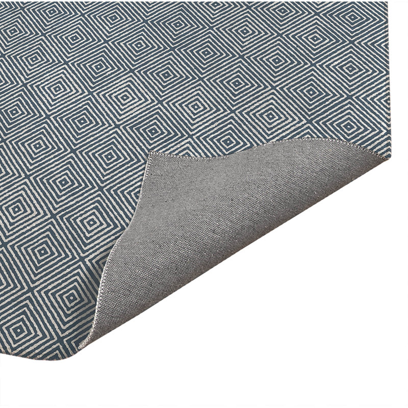 Ikat Spray Non-Slip Outdoor Rug, Rectangle 8' x 10'
