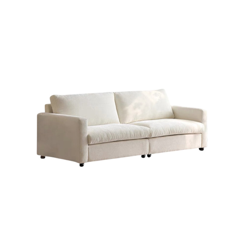 Retro simple casual Chenille sofa, 33.85" H x 94.48" W x 35.43" D, 3