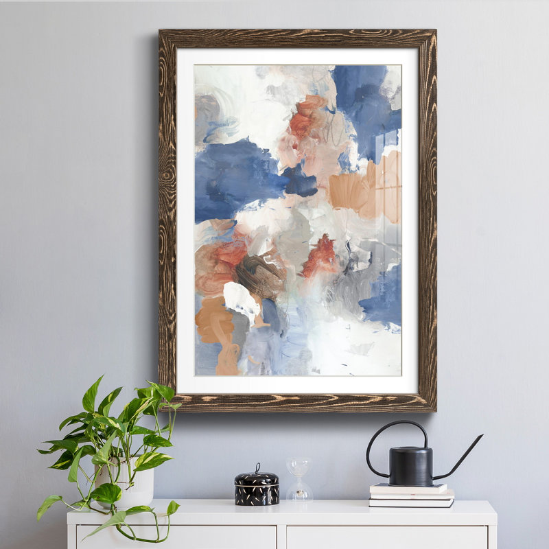 «Dream On III», reproduction de cadre photo sur papier, H 31 po x l 44 po x P 1 po, Noyer