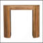 Console droite en bois massif Soba