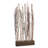 90'' Faux Birch Tree in Solid Wood Planter