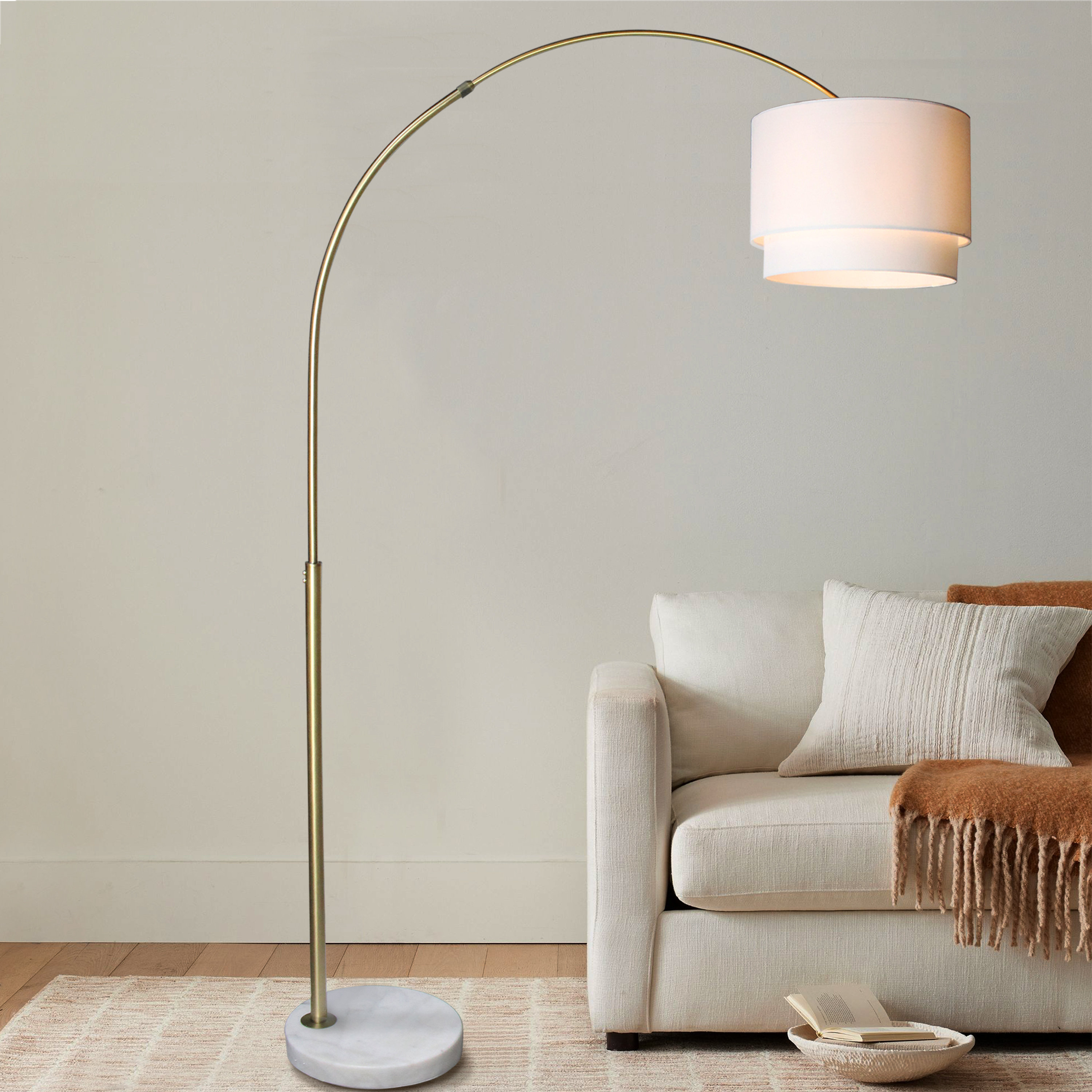 Mercer41 Thant 62.99'' Arched/Arc Floor Lamp & Reviews - Wayfair Canada
