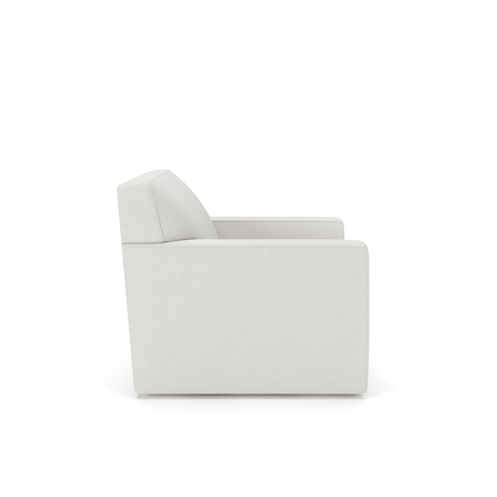 Francesca Upholstered Swivel Armchair,  Macarena Beige Basketweave