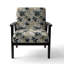 Chaise d'appoint florale Cobalt-6885881