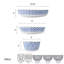 Dillon 9-piece Bone China Dinnerware Bowl Set, Service for 3