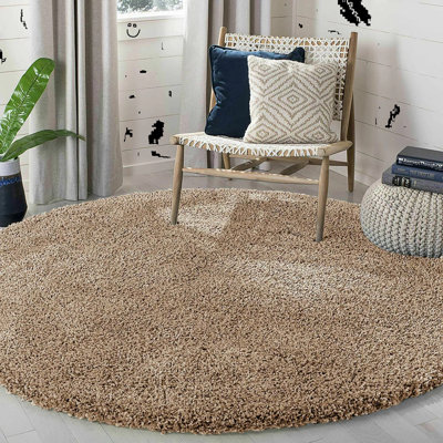 Solid Colour Shag Area Rug