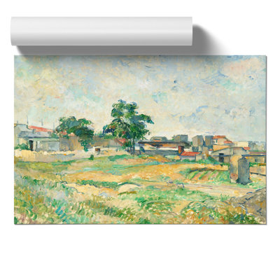 Landscape Near Paris by Paul Cezanne - Frameless Print