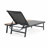 Chaise Lounge With Attached Wood Side Table, Set Of 2-111457926