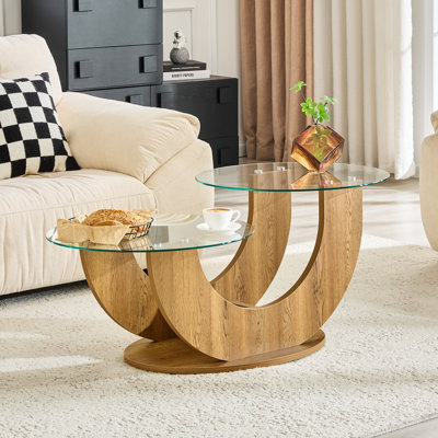 Table basse en verre Creative