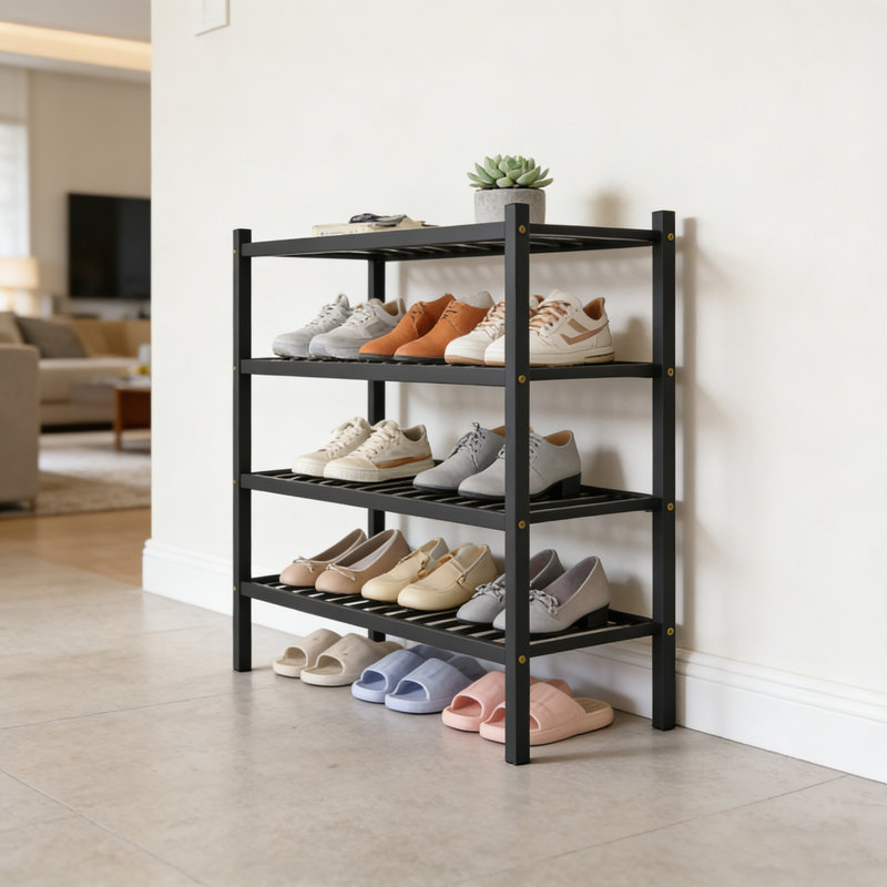 Range-chaussures en bambou