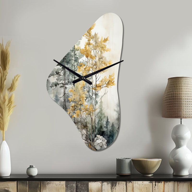 Horloge murale Keavey Forest Minimalisme Guardians II, Médium