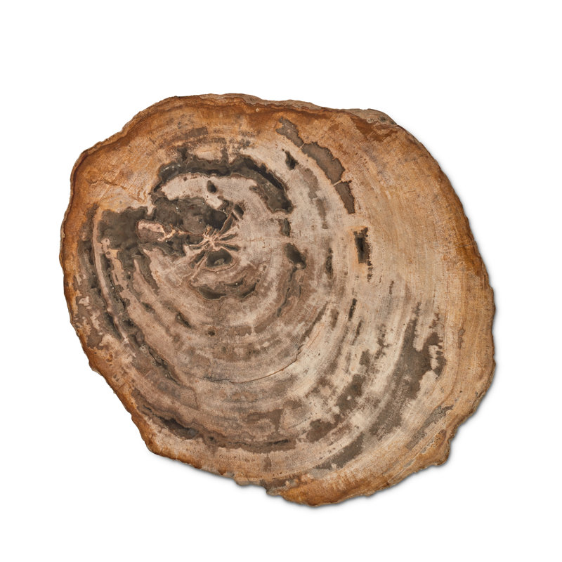 Solid Wood Accent Stool, Natural Light