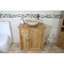 Echols 751 mm Freestanding Single Vanity with Vessel Stone Basin-36939970