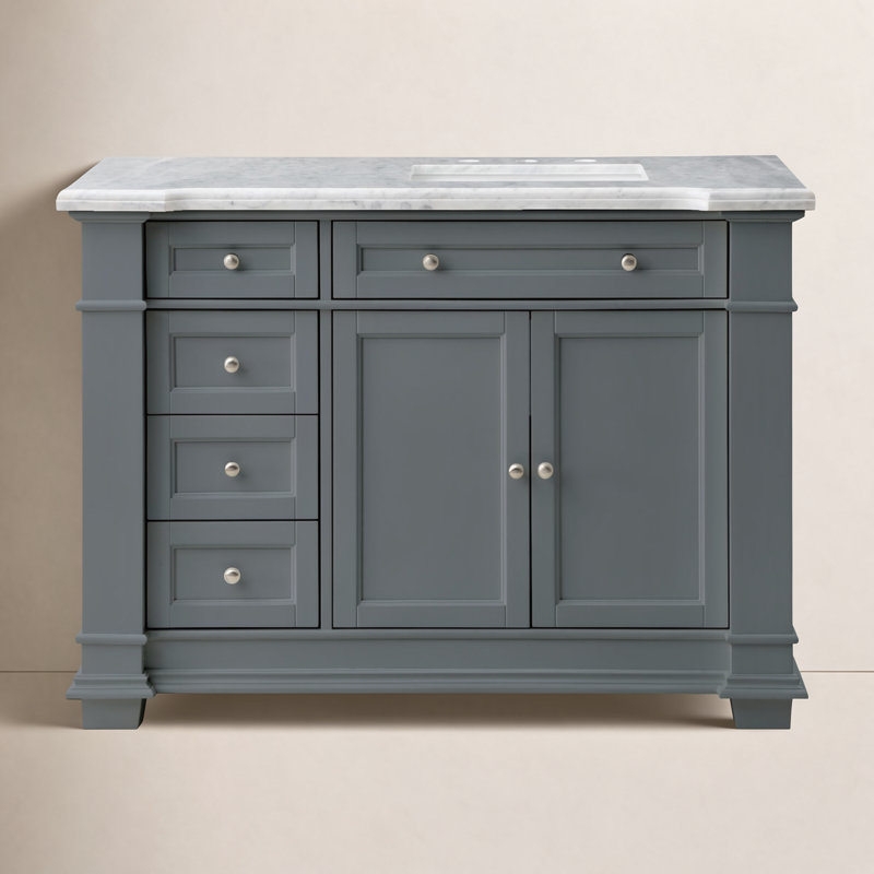 48 in. Handmade Single Vanity, Gray