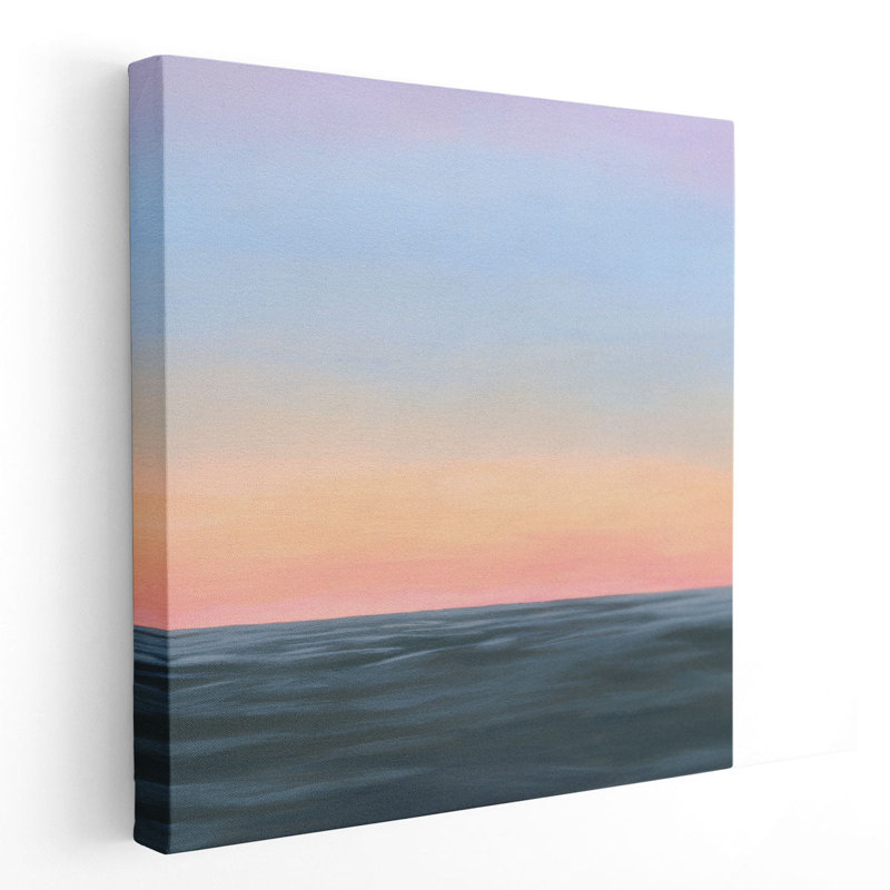 Sunrise Swim II - reproduction d'art sur toile, H 24 po x l 24 po