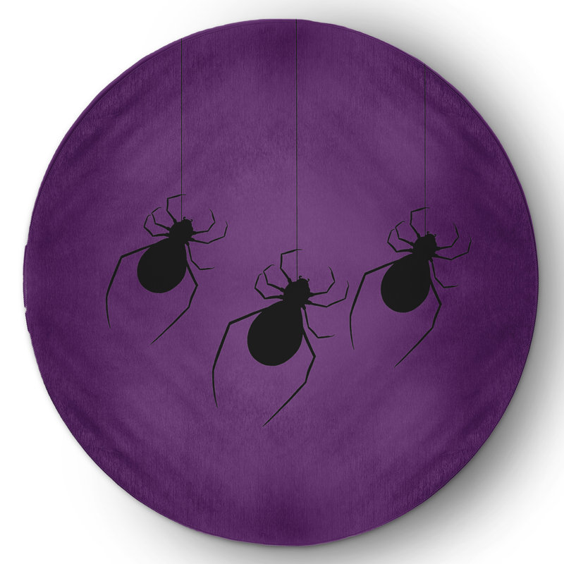 Dennies Chenille Indoor Rug, Round 5'