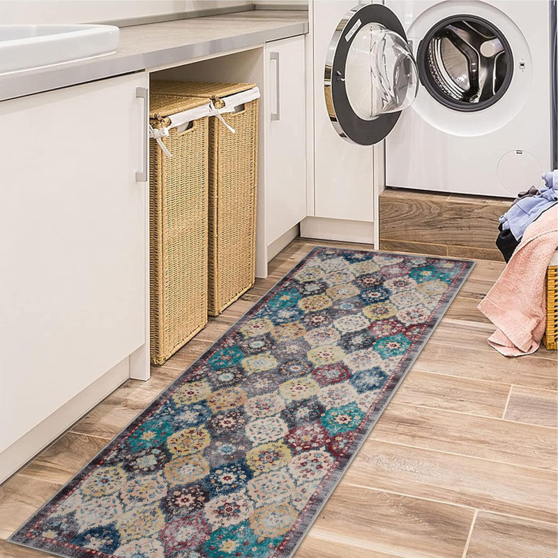 Level Loop Roll Out Polyester Carpet Tile, Runner 60 x 180 cm