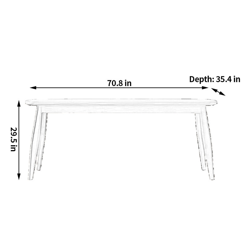 Beverley, 29.5"H x 70.8"L x 35.4"W