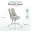Fauteuil de bureau réglable en velours-1165779991