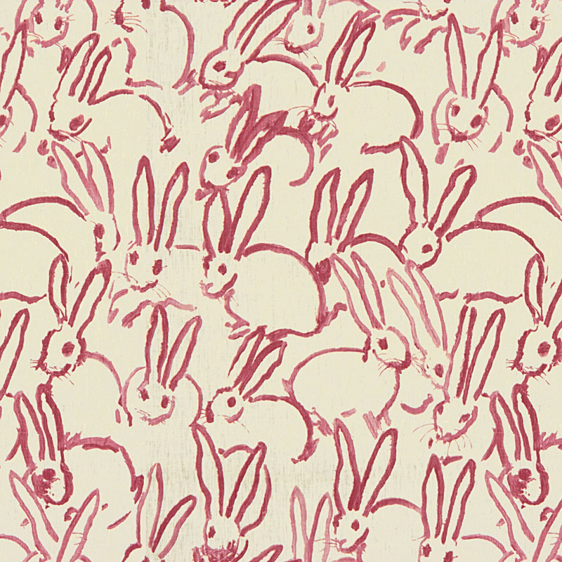 Hutch Print Fabric, Pink