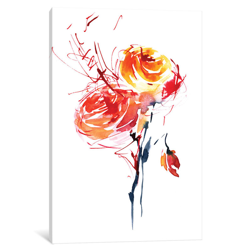 « splash », art mural sur toile tendue, H 12 po x l 8 po x P 0,75 po