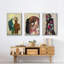 «Woman Strong I», reproduction sur toile 3 pièces-91891171-91891168
